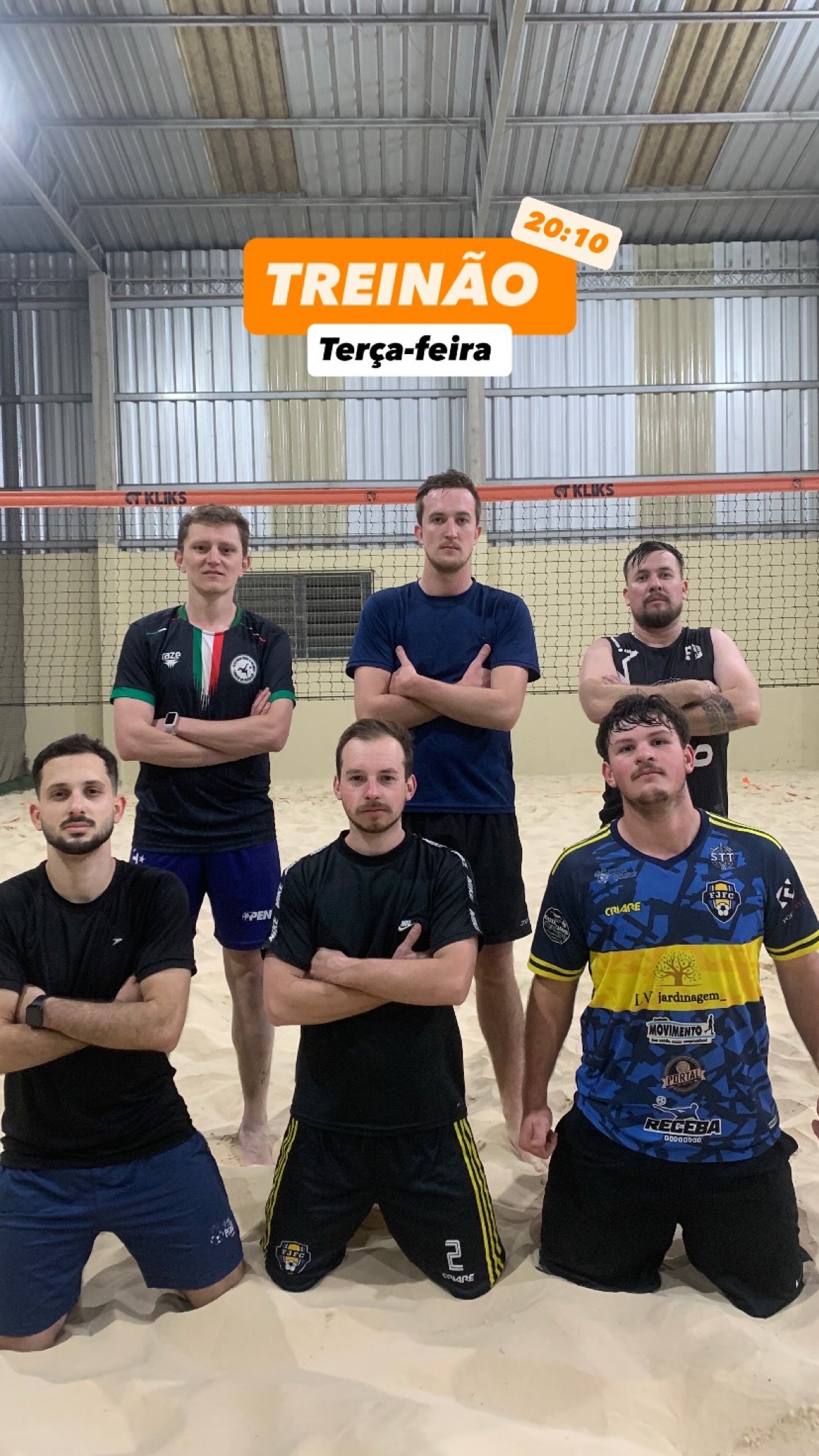 Treino Futevôlei