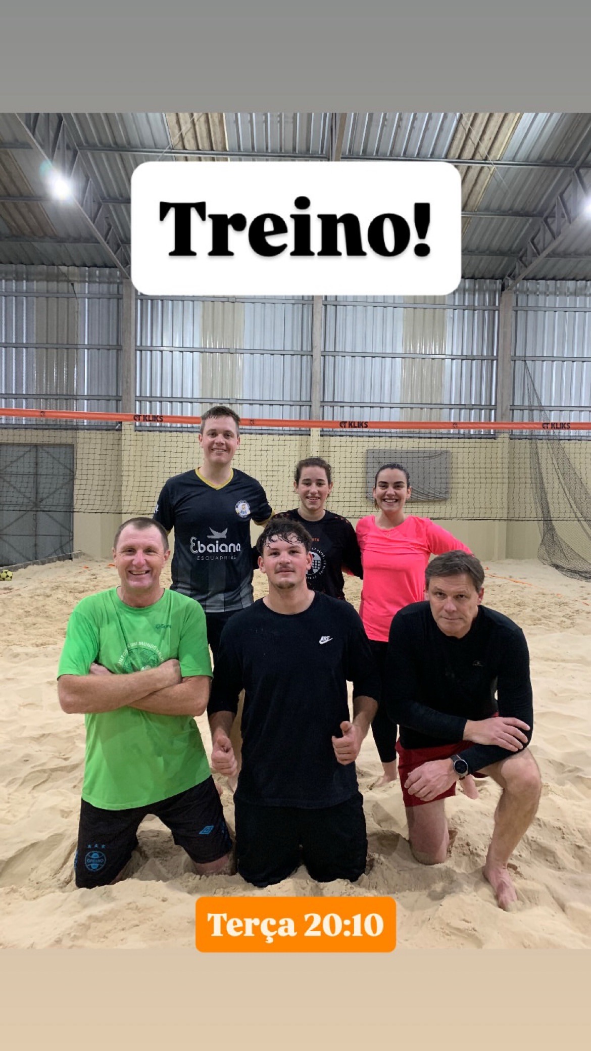 Treino Futevôlei