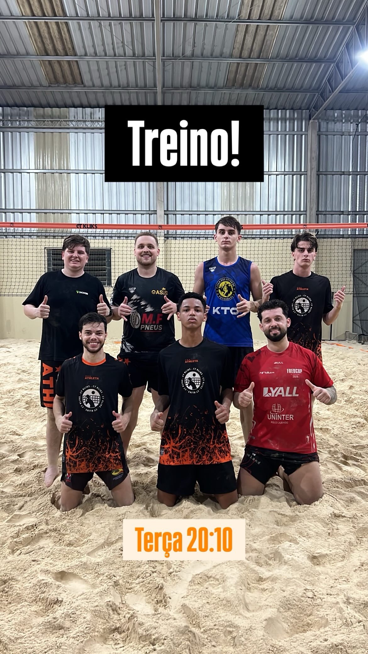 Treino Futevôlei